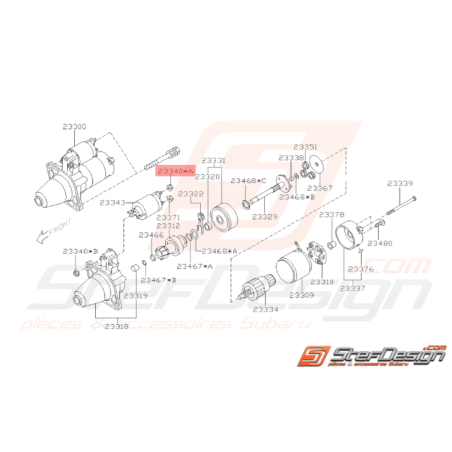 Ecrou Démarreur Origine Subaru GT 93-97 WRX 01-07 STI 01-14 BRZ 13-1933434