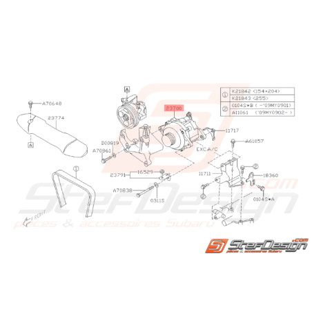 Alternateur Origine Subaru WRX STI 2006 - 201233467