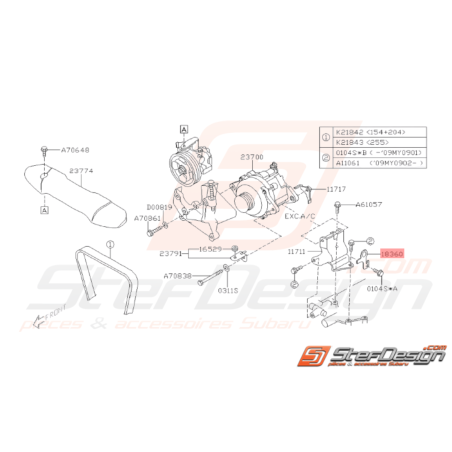 Crochet de Suspension Origine Subaru WRX 2008 - 200933470