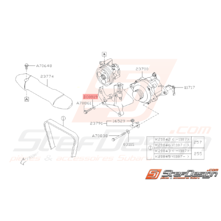 Rondelle Origine Subaru GT WRX STI FORESTER33475