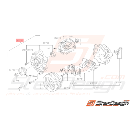 Alternateur Origine Subaru STI 2013 - 201433486