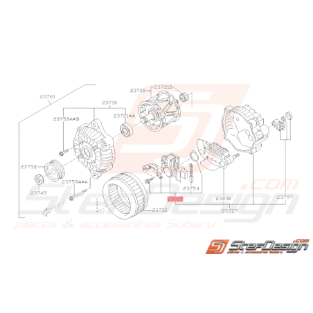 Régulateur d'alternateur Origine Subaru WRX 06 - 10 STI 03 - 1433494