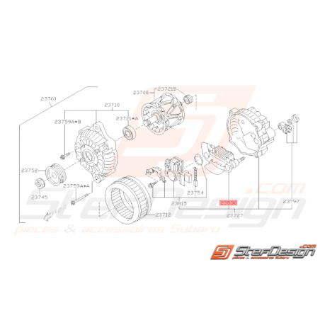 Diode d'alternateur Origine Subaru WRX STI 2006 - 201433495