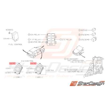 Vis divers Subaru GT WRX STI BRZ FORESTER33526