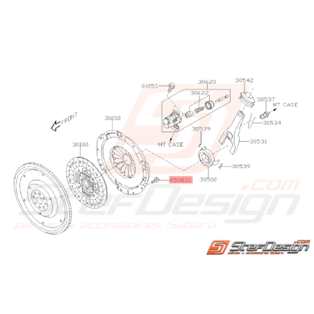 Vis Fixation Mécanisme d'Embrayage Subaru GT 97-00 WRX/STI 01-15 FORESTER 97-02 BRZ 13-1933538