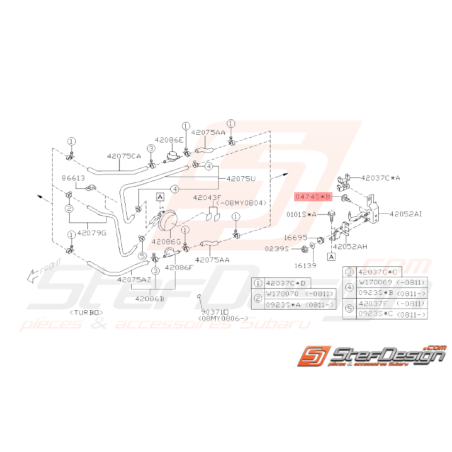 Vis divers Subaru GT WRX STI BRZ FORESTER33650