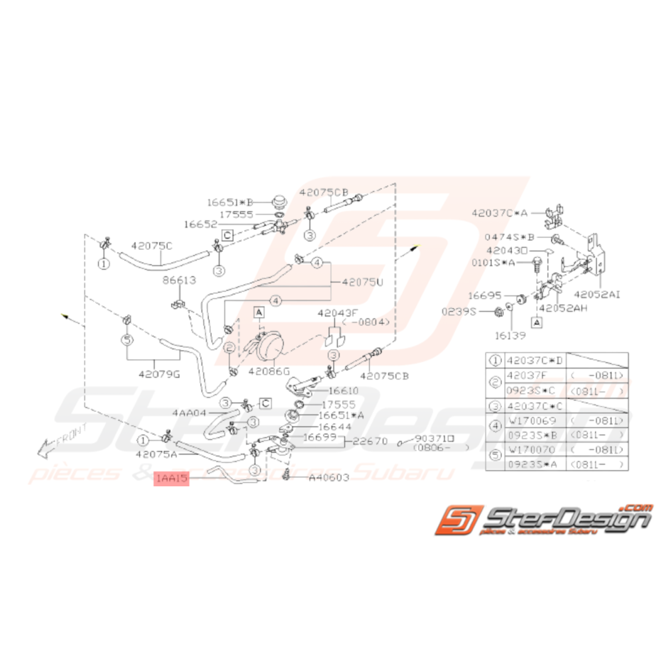 Durite D Pression Origine Subaru Sti Stef Design