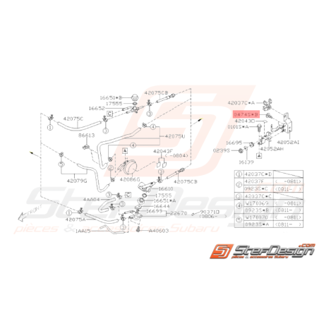 Vis divers Subaru GT WRX STI BRZ FORESTER33688