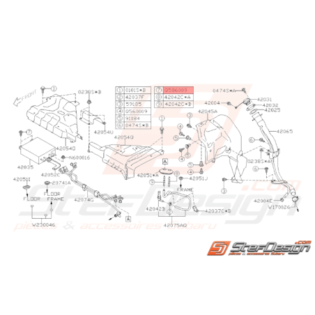 Vis Taraudeuse Origine Subaru WRX STI 2008 - 201433749