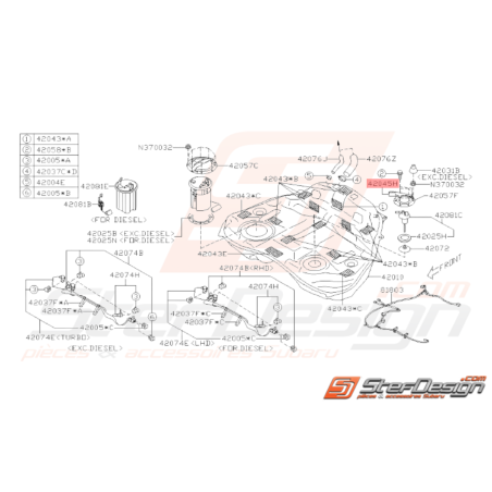 Protecteur Origine Subaru WRX STI 2008 - 201433839