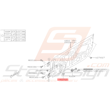 Bouchon Origine Subaru WRX STI 2008 - 2014 BRZ 2013 - 201934005