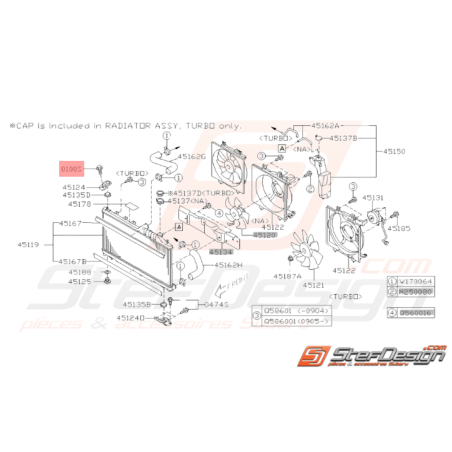 Vis Origine Subaru GT WRX STI BRZ34185