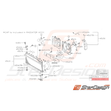 Vis Taraudeuse Origine Subaru WRX STI 05/2009 - 201434254