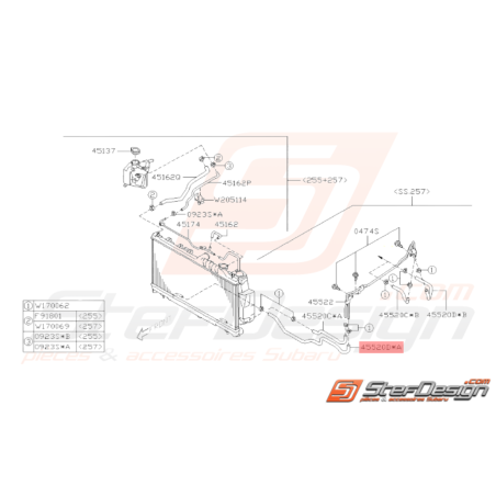 Durite ATF Origine Subaru STI 2011 - 201434272