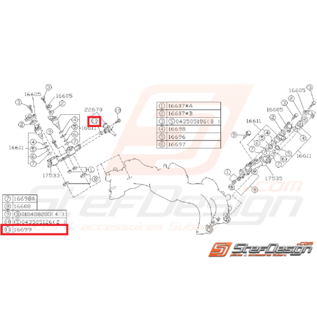 Joint torique régulateur pression d'essence Origine Subaru GT 93-00 WRX 01-10 STI 01-07 FORESTER 97-0235140