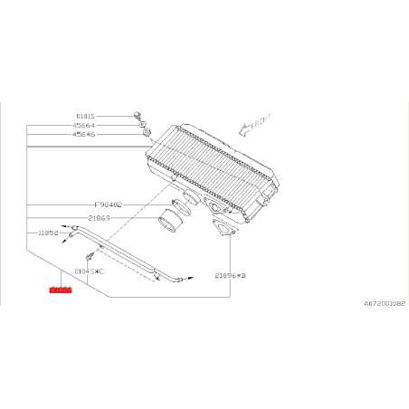 Échangeur Origine Subaru STI 2008 - 201435319