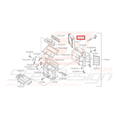 Radiateur Origine Subaru Impreza GT 1997-200035462