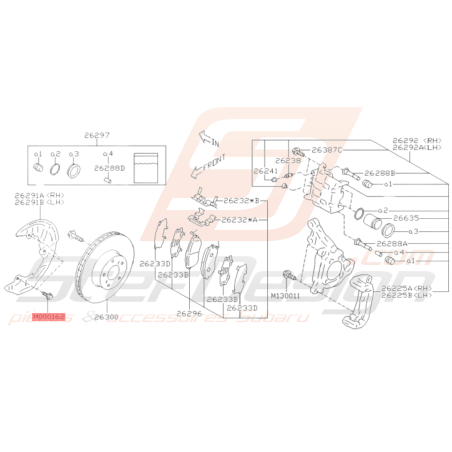 Vis Origine Subaru GT WRX BRZ FORESTER36099