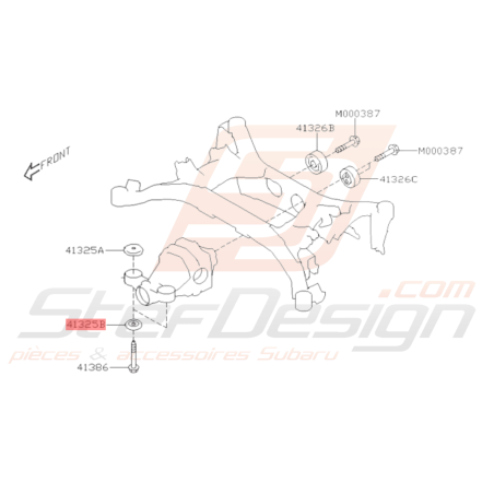 Butée Différentiel Origine Subaru BRZ 2013 - 03/201636290