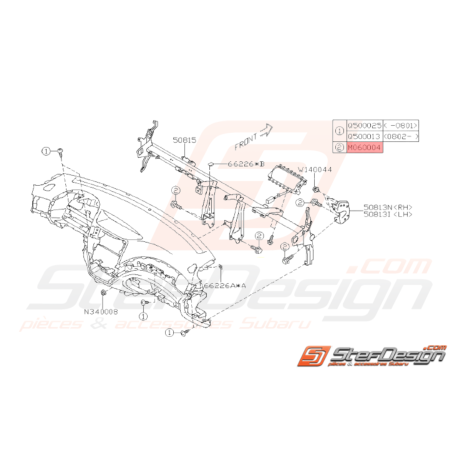 Vis Subaru GT WRX STI BRZ FORESTER36665