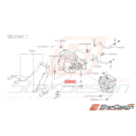 Passe Fil Vidange Origine Subaru WRX STI 08 - 14 BRZ 13 - 1936671