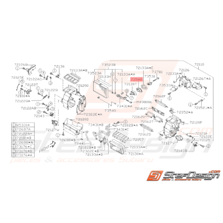 Joint de Refroidissement Origine Subaru WRX STI 2008 - 17/02/200936797