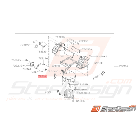 Levier Origine Subaru WRX STI 2008 - 201436899