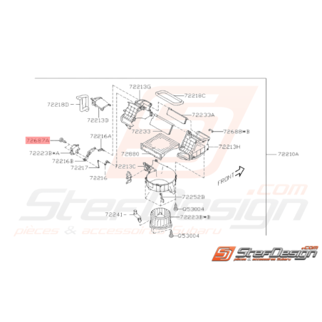 Vis origine Subaru GT WRX STI FORESTER36906