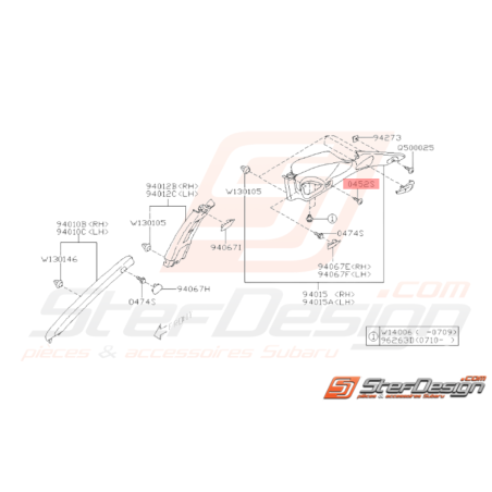 Vis Taraudeuse Origine Subaru WRX STI 2008 - 201436943