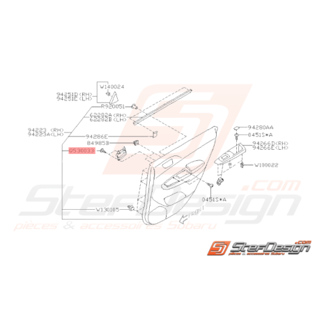 Vis Taraudeuse Origine Subaru WRX STI 2005 - 201437029