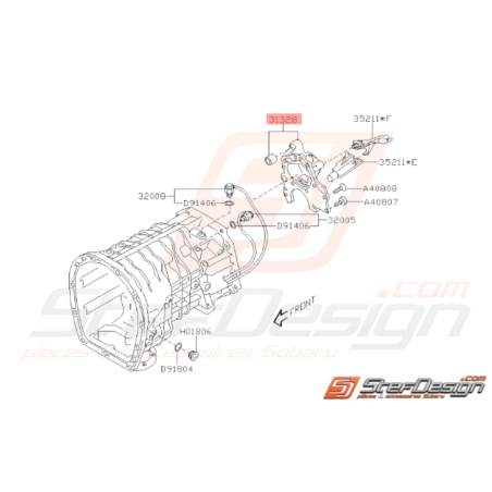 Couvercle de Pompe à Huile Origine Subaru STI 2008 - 201437073