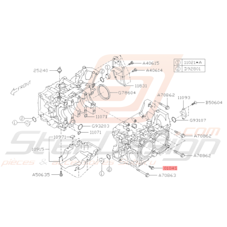 Vis Origine Subaru GT WRX STI BRZ FORESTER37113
