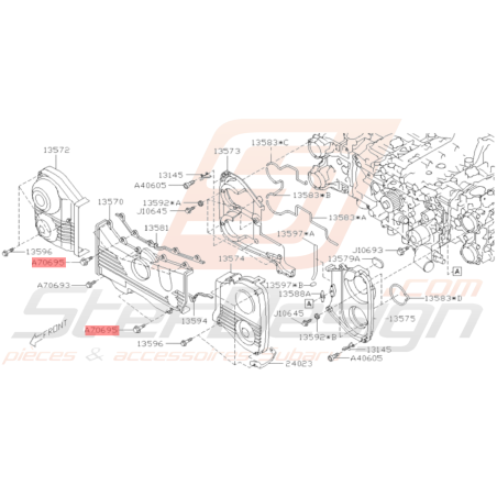Vis de carter de distribution Origine Subaru GT WRX STI FORESTER37202
