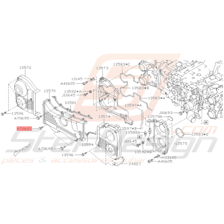 Vis de fixation Carter Distribution Origine Subaru GT 93-00 WRX 01-10 STI 01-19 FORESTER 97-0237203