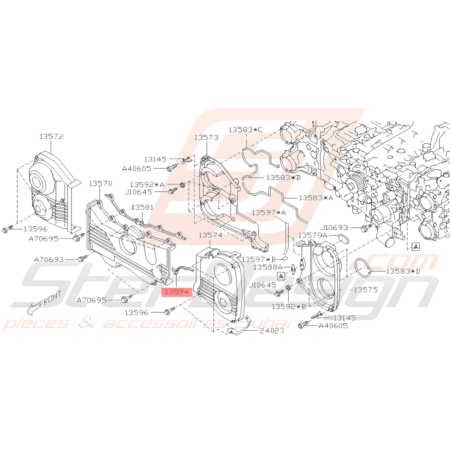 joint de carter distribution inférieur Origine Subaru GT WRX STI FORESTER37206