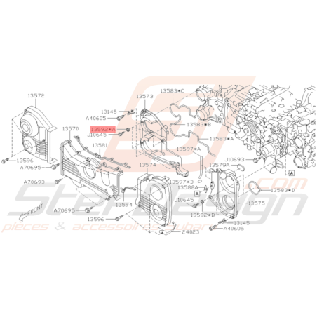 Support Carter Distribution Origine Subaru GT 93-00 WRX STI 01-19 FORESTER 97-0237210