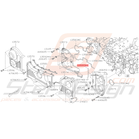 Joint Cache-Courroie Origine Subaru GT 99-00 WRX/STI 01-19 FORESTER 97-0237222