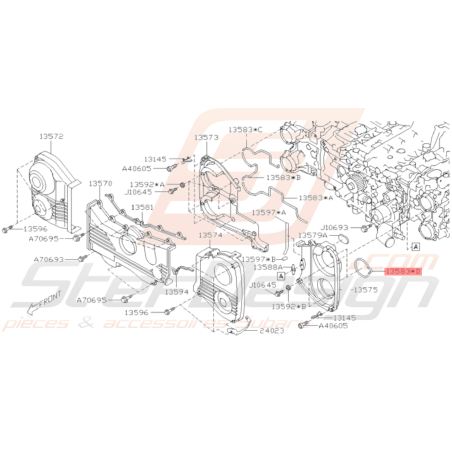 Joint de carter de distribution GT 99-00 WRX/STI 01-19 FORESTER 97-0237223