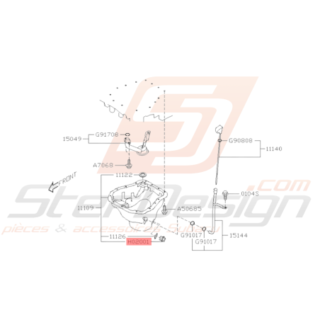 Bouchon Carter D'huile Origine Subaru GT 93-00 WRX/STI 01-19 FORESTER37238