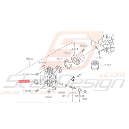 Joint Spy Pompe à Huile Origine Subaru GT WRX STI 93-19 FORESTER Turbo 97-0237248