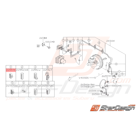 Attache Origine Subaru WRX STI 2008 - 201437971