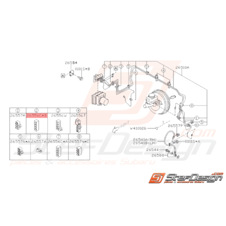 Attache Origine Subaru WRX STI 2008 - 201437973