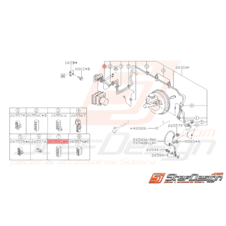 Attache Origine Subaru WRX STI 2008 - 201437977