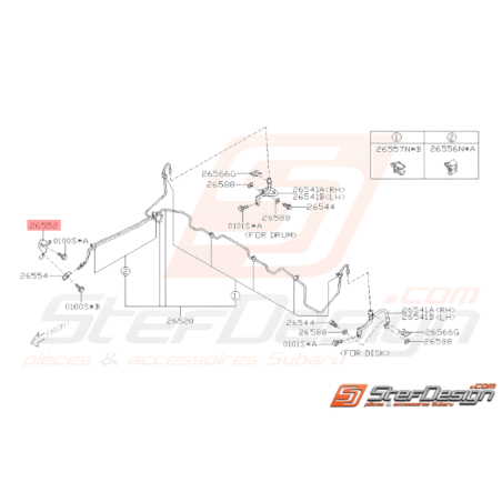 Support Connecteur Origine Subaru WRX STI 2008 - 201437989