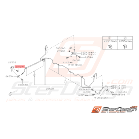 Vis Origine Subaru GT WRX STI BRZ37990