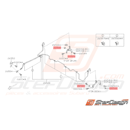 Joint cuivre flexible étrier frein Avant Arrière GT 93-00 WRX STI 01-14 BRZ 13-19 FORESTER 97-0237997