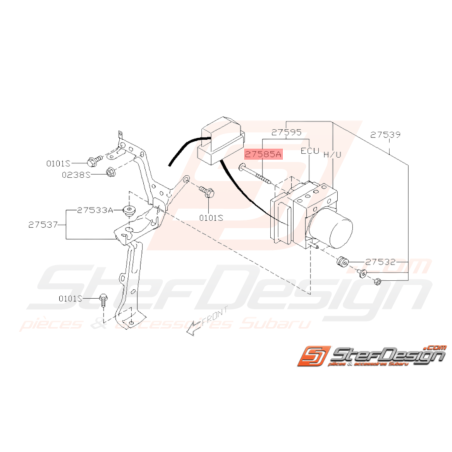 Vis Origine Subaru WRX STI 2008 - 201438013