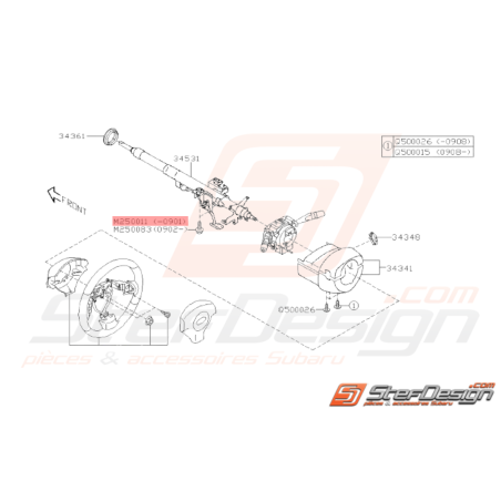 Vis Origine Subaru GT WRX STI FORESTER38078