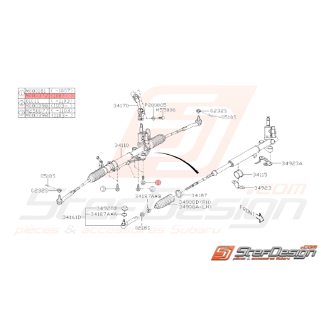 Vis Origine Subaru WRX STI 08/2010 - 201438119