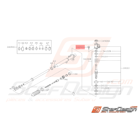 Joint Origine Subaru WRX STI 2008 - 201438155